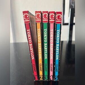 Tokyo Babylon Manga by CLAMP vols 1-5